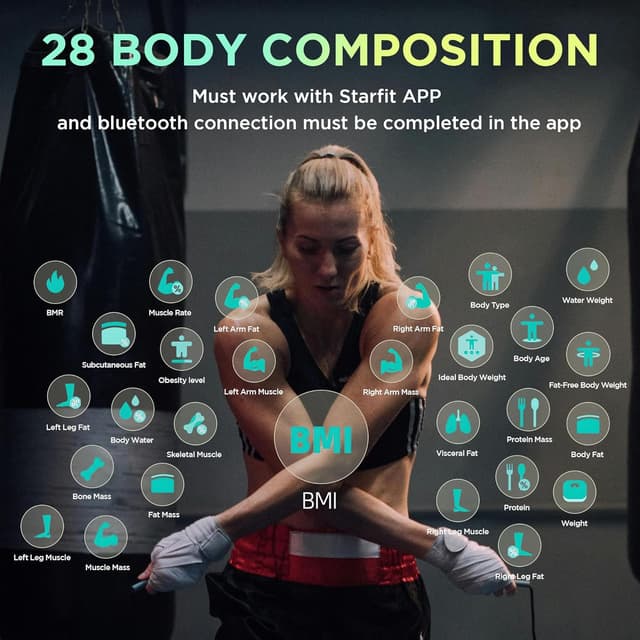 Thumbnail 4 de RunStar Smart Scale Body Composition 28 metrics ⚖