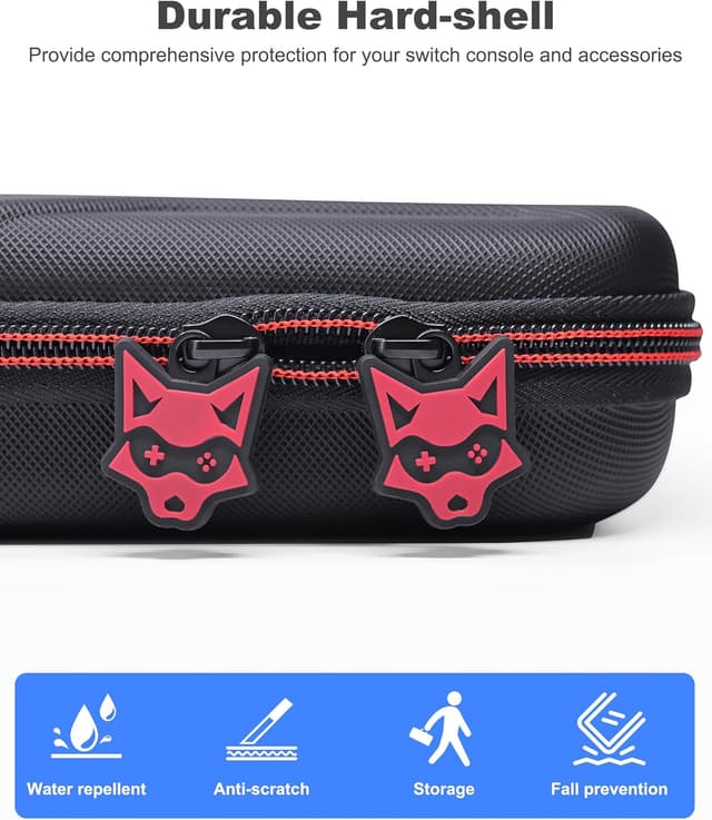 Detalle 2 de HASACOOL Carry Case for Nintendo Switch 2, 20-card storage