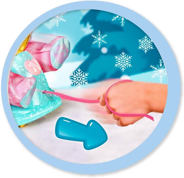 Thumbnail 6 de Nenuco Schlitten Baby-Puppe mit hartem Körper, 35 cm – rote Nase bei Kälte, Zubehör: Schnuller & Schlitten mit Rädern