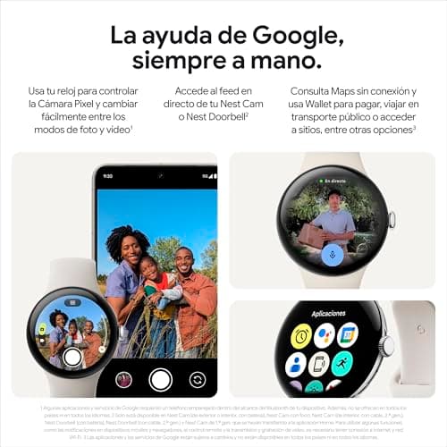 Thumbnail 8 de Google Pixel Watch 3 45 mm — Negro Mate