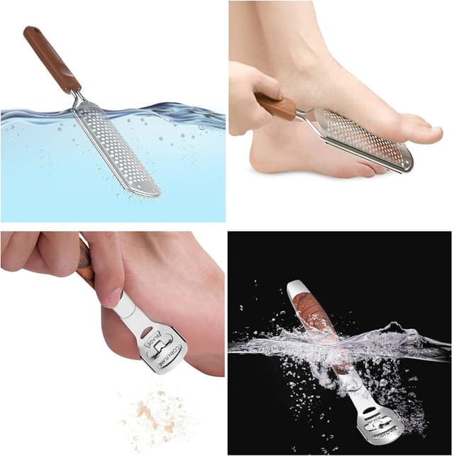 Thumbnail 5 de Colossal Foot Rasp & Wood Handle Callus Shaver 10 pack 🪮