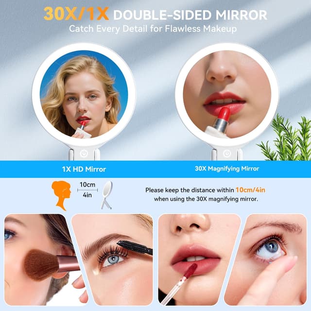 Thumbnail 5 de Auxmir Kosmetikspiegel 2000 mAh đź’„