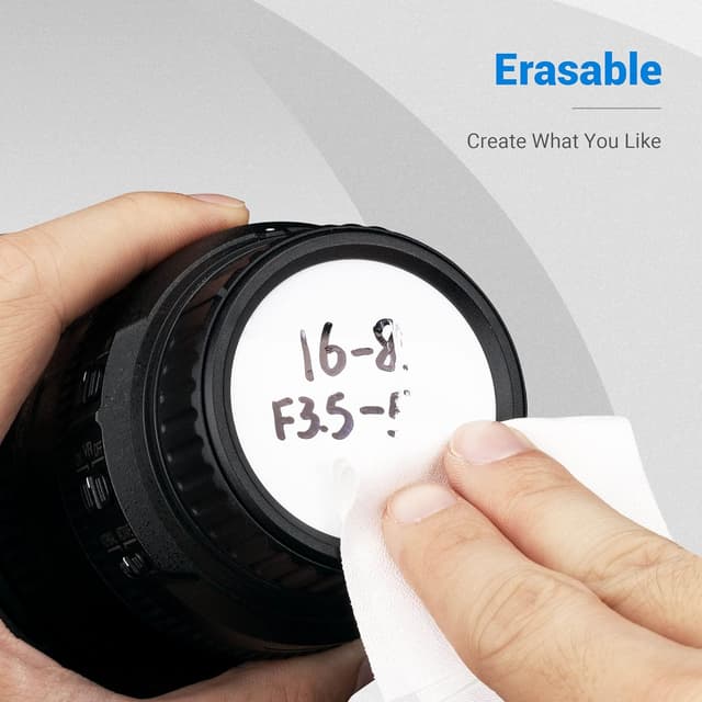 Detalle de JJC Markable Rear Lens Caps (Pack of 4) for Canon EF/EF-S Lenses