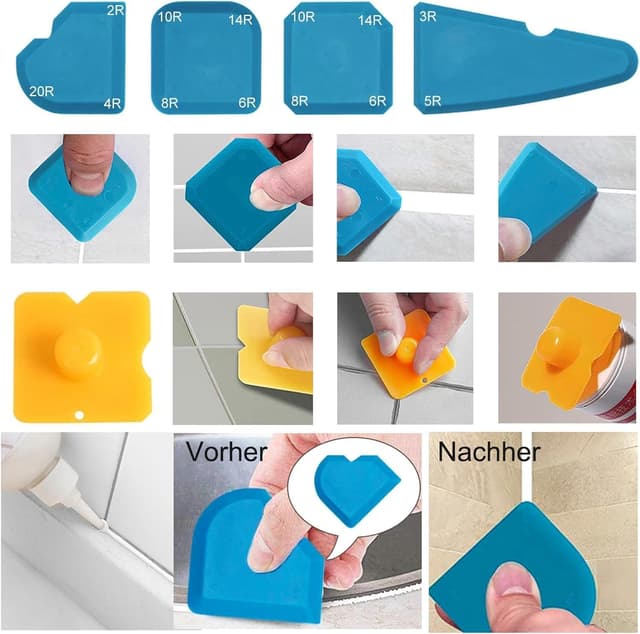 Thumbnail 4 de Silikonentferner 5-in-1 Fugenkratzer