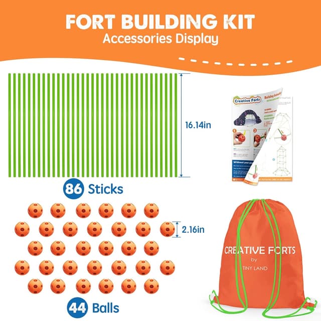 Detalle 2 de Tiny Land Fort Building Kit 130-piece