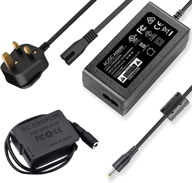 Detalle de F1TP DMW-AC8 AC Power Adapter + DCC8 Dummy Battery Coupler for Panasonic Lumix cameras