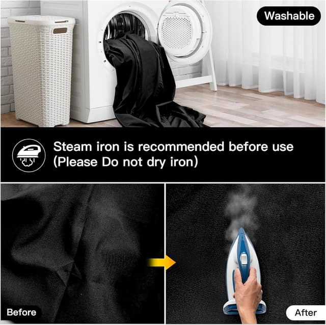 Thumbnail 4 de BENOISON Black Backdrop 3x3 m photography backdrop