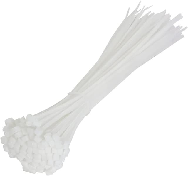 Detalle de LogiLink KAB0004 Kabelbinder 300 x 3,4 mm, transparent (100 Stück)