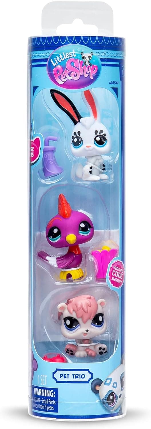 Thumbnail 7 de BANDAI Littlest Pet Shop Set 3 Mascotas con Accesorios 🐾
