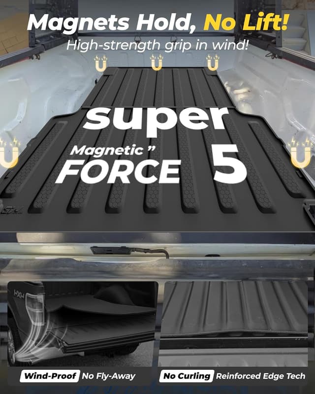 Thumbnail 3 de 3W Truck Bed Mat for 2020-2026 Jeep Gladiator 5ft