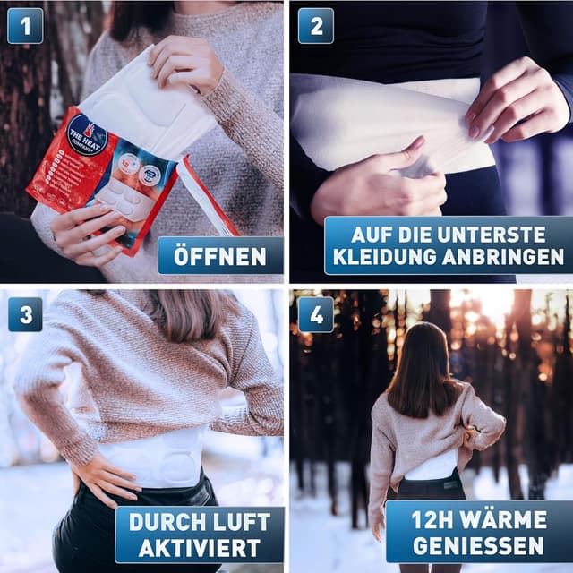 Thumbnail 2 de THE HEAT COMPANY Wärmegürtel 12 Std. Wärme