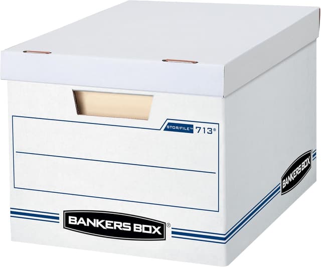 Detalle de Bankers Box 30-Pack Basic Duty File Storage Boxes 30