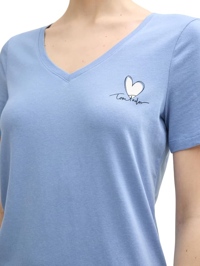 Detalle de TOM TAILOR 1046579 T-Shirt Donna: comoda e dal fit versatile