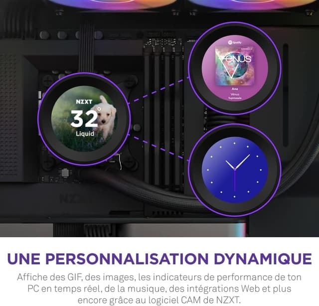 Detalle de NZXT Kraken Elite 240 RGB AIO 240 mm