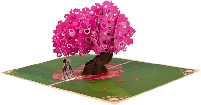 Detalle 2 de Heart-shaped pop-up greeting card 3D