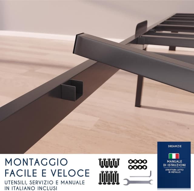 Thumbnail 3 de Dreamzie Letto 90x200 Nero