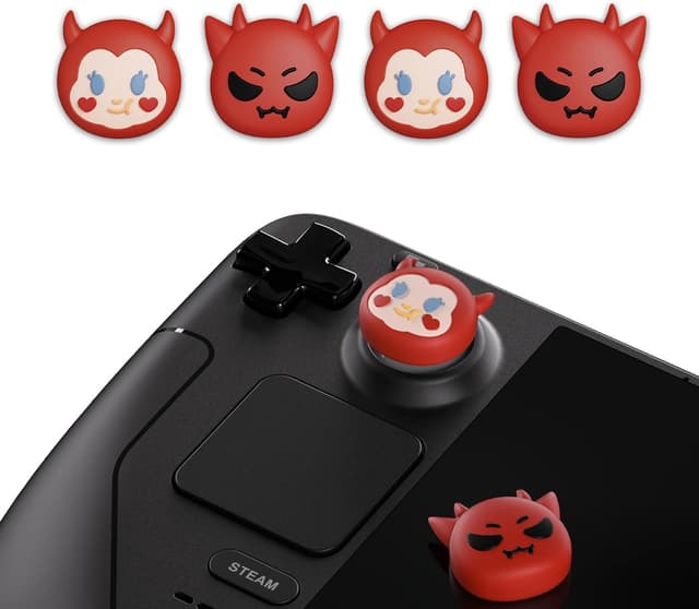 Detalle 2 de Steam Deck thumb grips, playvital silicone caps