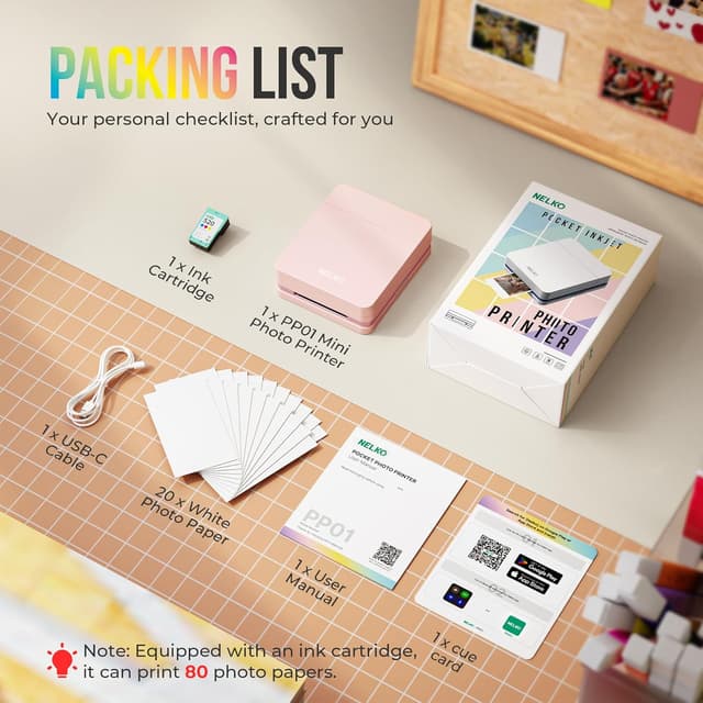 Thumbnail 5 de Nelko PP01 Portable Mini Photo Printer