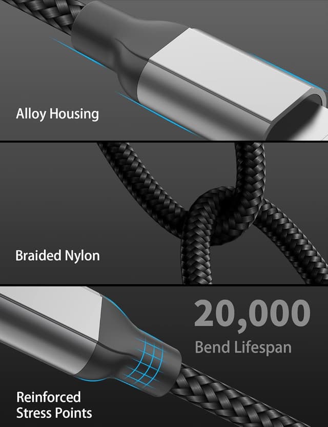 Thumbnail 4 de Acecene iPhone Ladekabel 1m