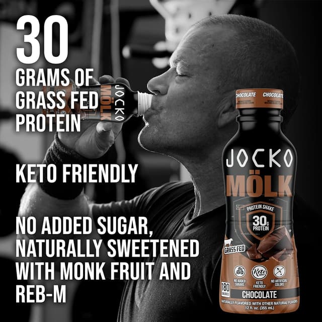Detalle de Protein shake 30g grass fed Jocko Mölk