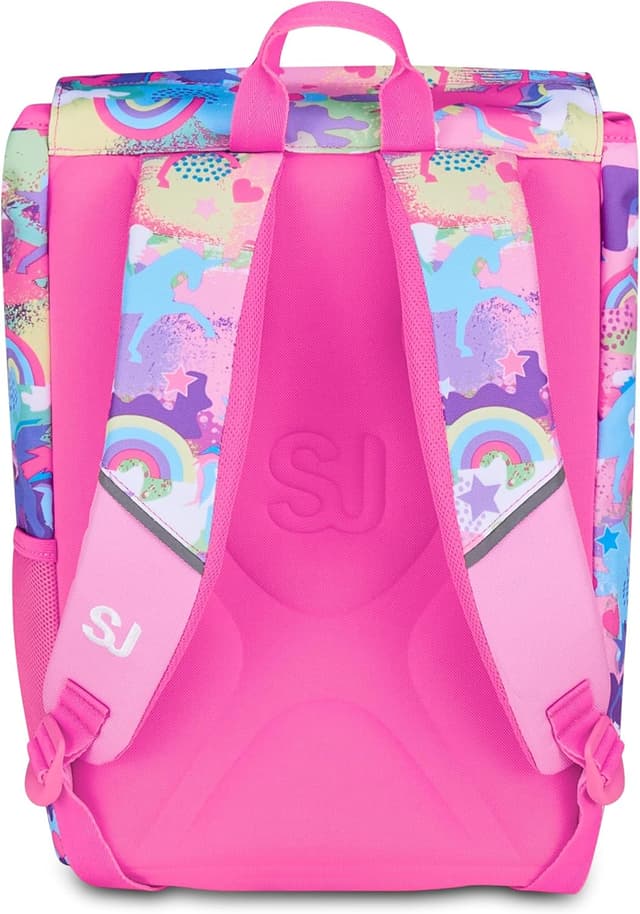 Detalle de SJ GANG STYLE JAM GANG Erweiterbarer Schulranzen (Unisex Kinder) – mit gepolstertem Tragesystem