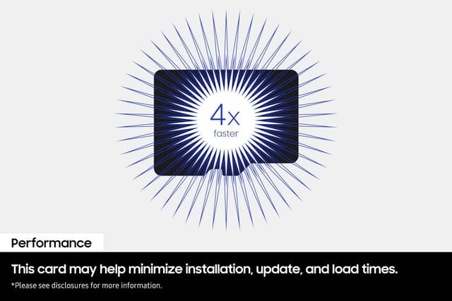 Detalle 2 de Samsung P9 Express microSD 512 GB (MB-MK512T/WW) — high-speed memory card for Nintendo Switch 2, consoles and cameras