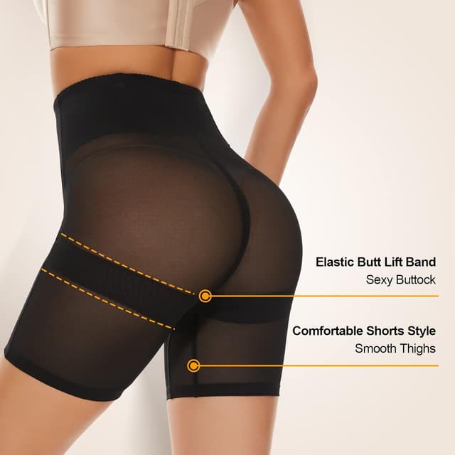 Detalle de SIMIYA Tummy Control Knickers – high-waisted shapewear body shaper pants for women