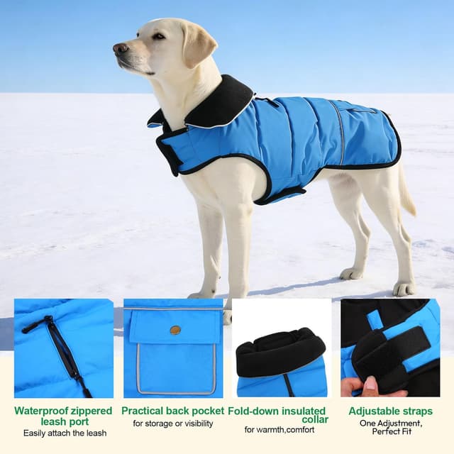 Thumbnail 3 de KONVINIT wasserdichter Outdoor Hundemantel