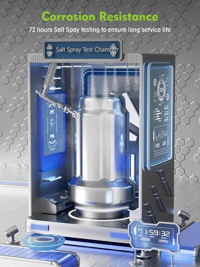 Detalle de AUTOPTIM 24pcs M12x1.25 Spline Lug Nuts (Closed End, Chrome) for Select Nissan Armada, Titan & Xterra