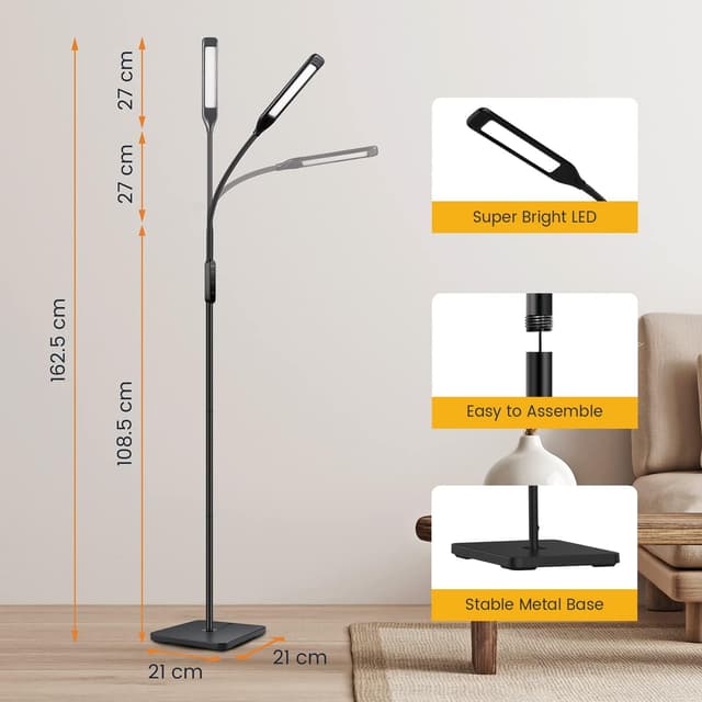 Thumbnail 4 de Lastar LED Floor Lamp 12W adjustable brightness