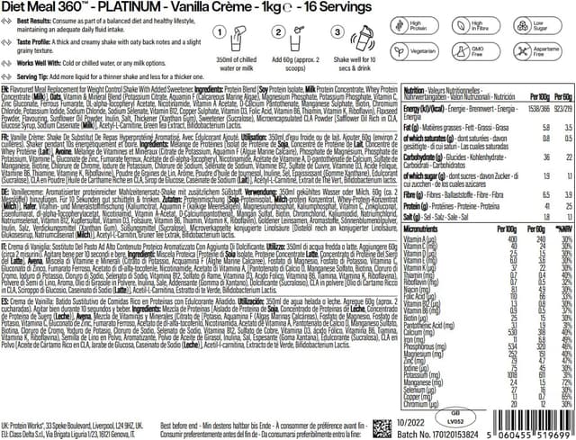 Detalle 2 de Substitut de repas The Protein Works 1 kg