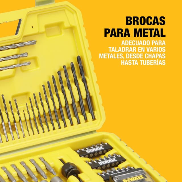 Thumbnail 4 de DEWALT DT71563-QZ Juego de taladros mixtos 100 piezas