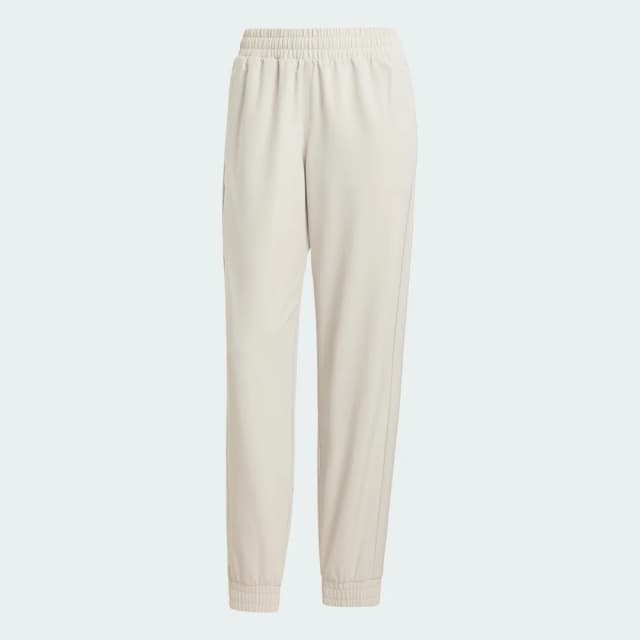 Detalle 2 de Adidas Pacer All Gym Woven Mid-Rise 3 bandas Beige