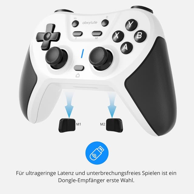 Detalle 2 de abxylute C5P kabelloser Gaming-Controller 2,4 GHz