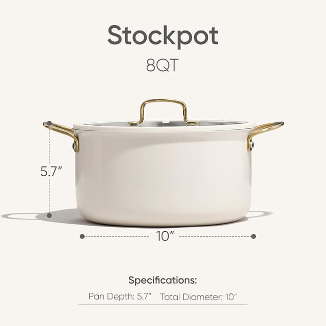 Detalle 2 de CAROTE 8QT Tri-Ply Stock Pot ⚙