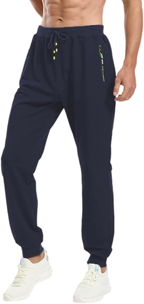 Detalle de ZOXOZ Pantalon de jogging homme hiver imperméable doublé polaire, cordon et poches zippées