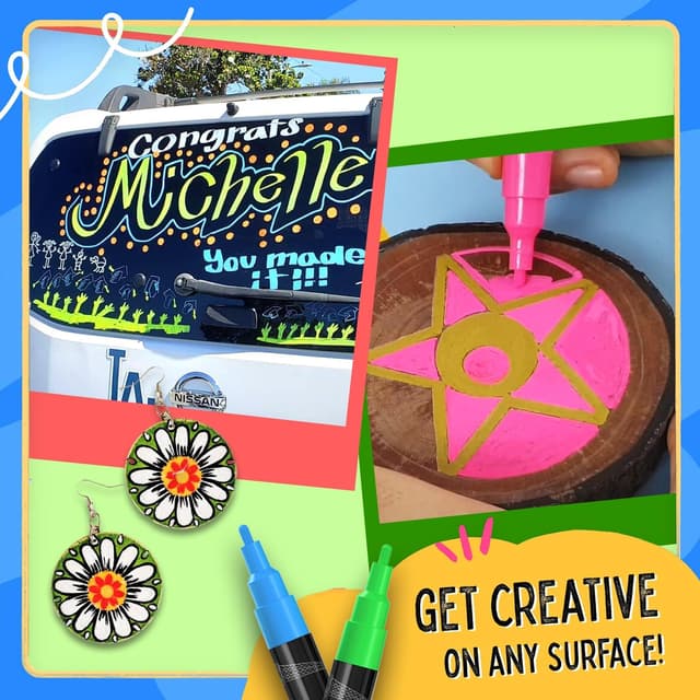 Thumbnail 4 de Chalkola Marqueurs Craie Pointe Fine 3mm