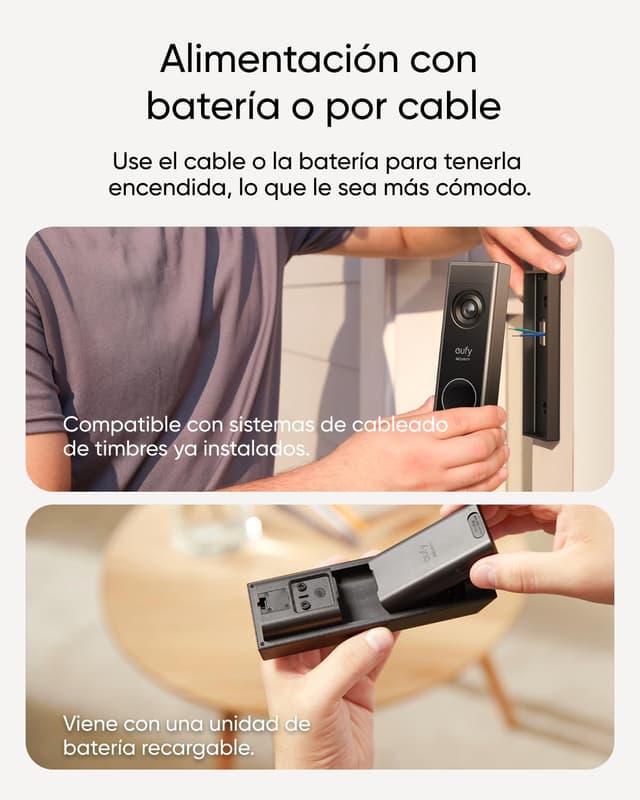 Thumbnail 4 de eufy Security Video Doorbell E340 📹 Doble, 2K HD, Sin Cuotas