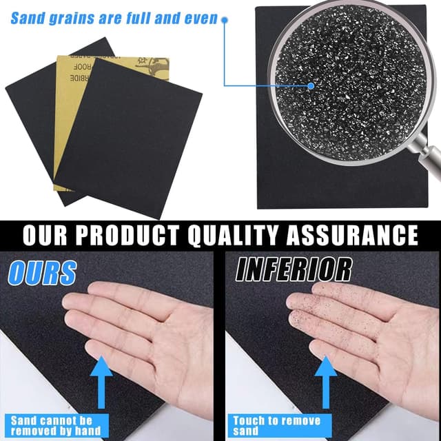 Thumbnail 4 de FEIHU Schleifpapier Set 28 Stück 115x140mm