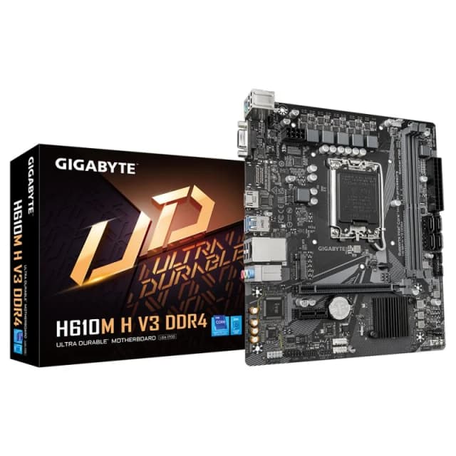 Detalle de Gigabyte H610M H V3 DDR4 G10 placa microATX