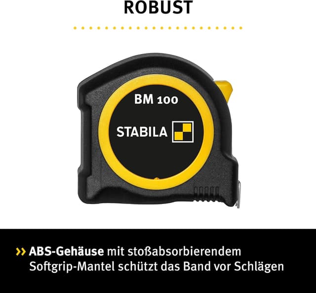Thumbnail 1 de STABILA BM 100 Taschenbandmaß 8 m
