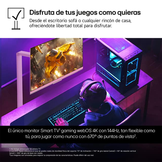 Thumbnail 2 de LG Smart Monitor Swing 32'' 4K UHD