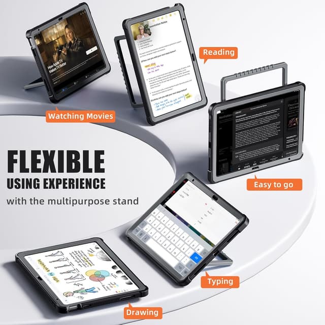 Detalle 2 de Vobafe iPad A16 case 180° stand