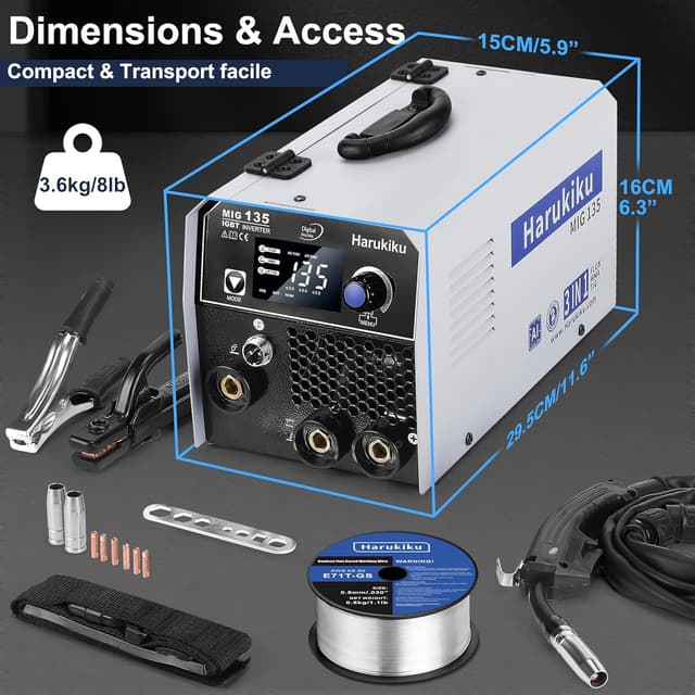 Thumbnail 5 de Harukiku 135A poste Ă souder 3,5 kg đź›