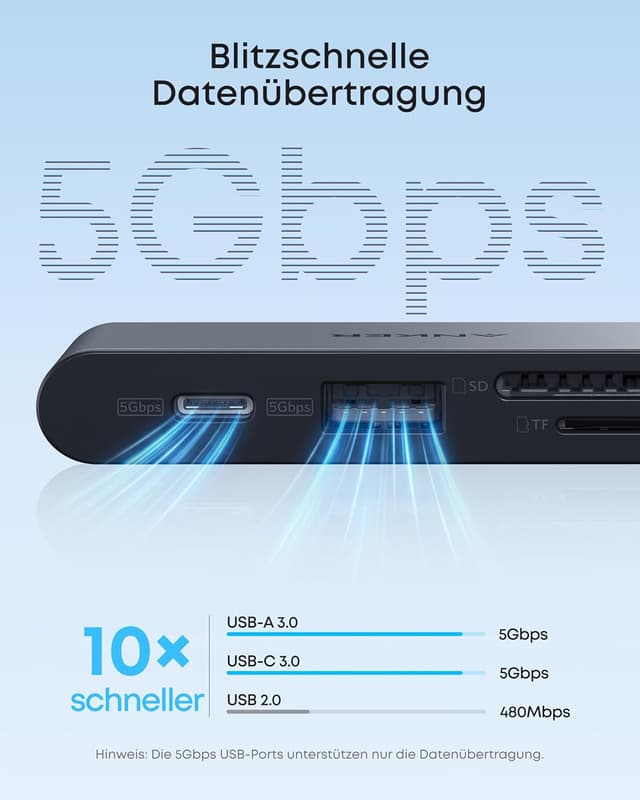 Thumbnail 4 de Anker Nano Hub 85W USB-C 6‑in‑1