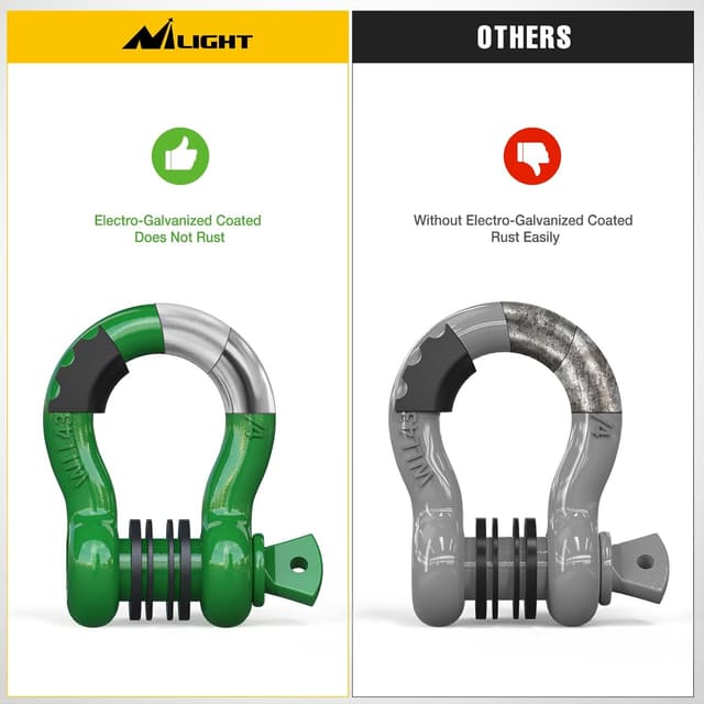 Thumbnail 4 de Nilight 3/4" D-Ring Shackle 41,887 lbs