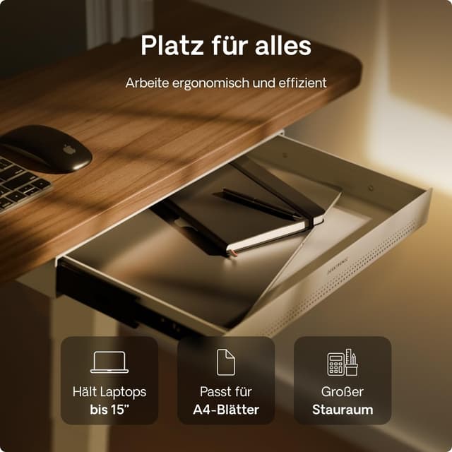 Thumbnail 6 de Desktronic Schreibtisch-Organizer Grau