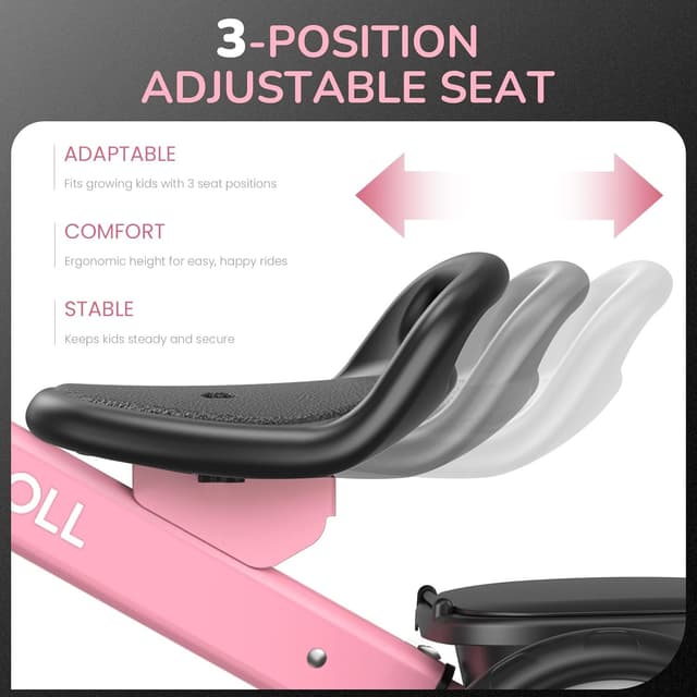 Detalle de Umatoll Tricycle for Toddlers 2-5, adjustable trike