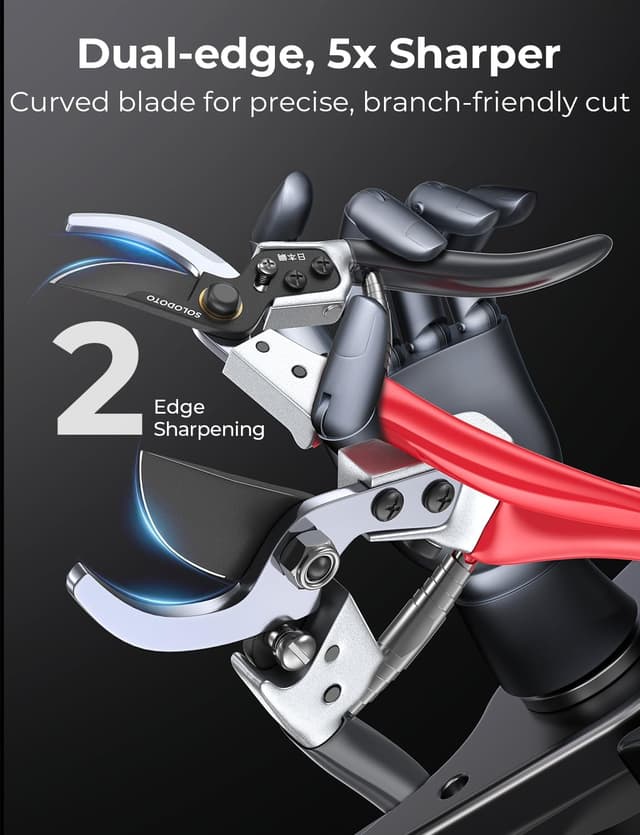 Thumbnail 1 de SOLODOTO Garden Secateurs for Weak Hand ✂