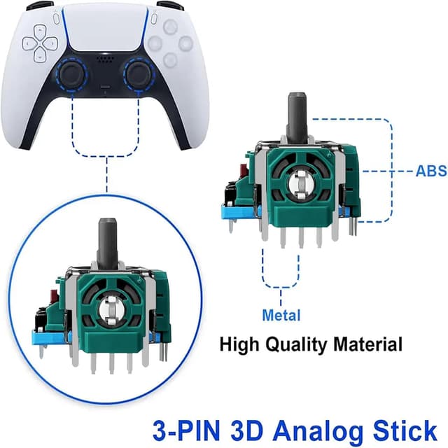 Thumbnail 4 de HLRAO 6-pack PS5 joystick replacement kit